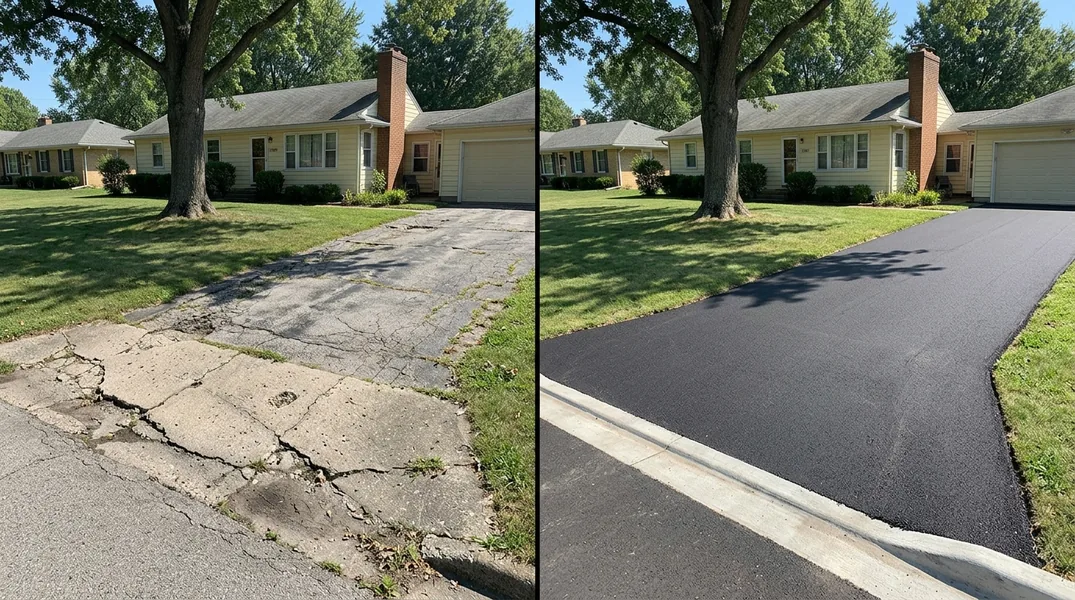 Result asphalt paving in Evansville - Evansville Asphalt Paving