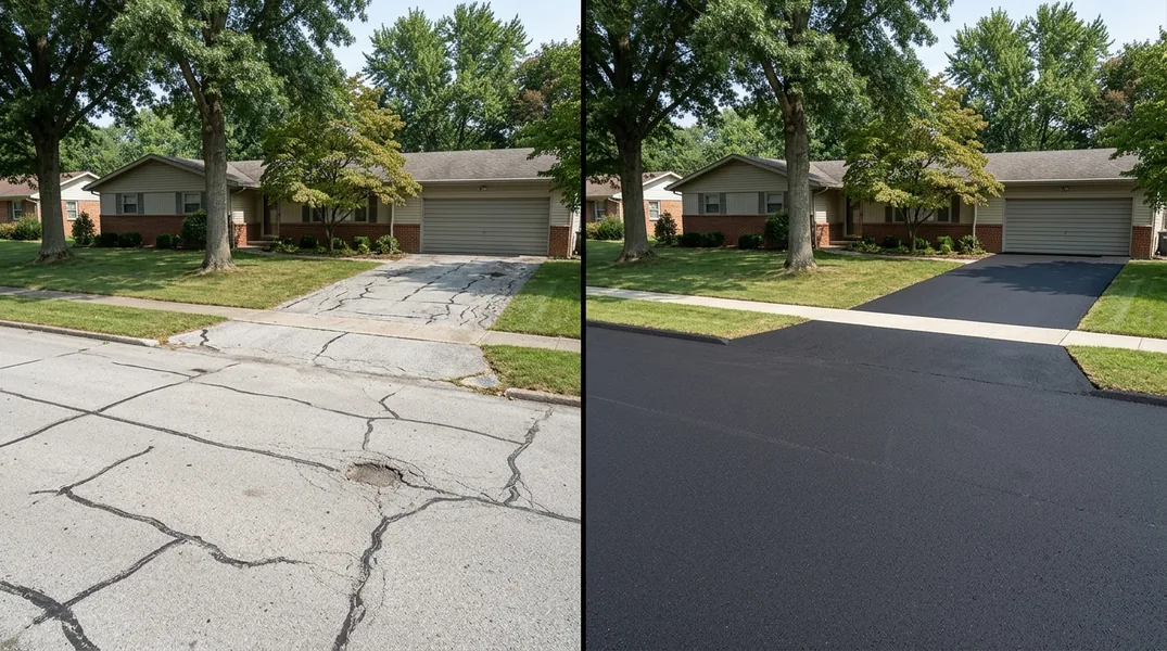 Result asphalt paving in Evansville - Evansville Asphalt Paving